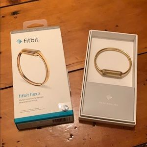 Fitbit Flex 2 Gold Bangle Size Small